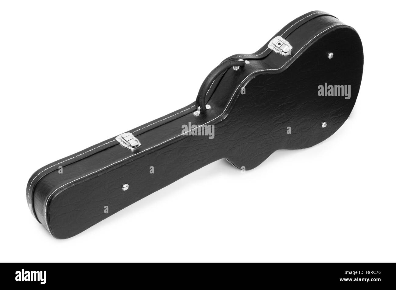 Guitar case isolated on the white background Stock Photo - Alamy