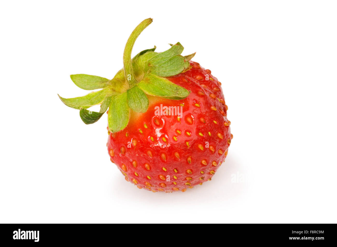 Red strawberries isolated on the white background Stock Photo - Alamy
