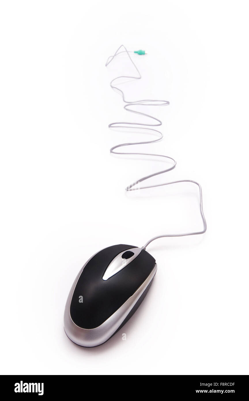 Computer mouse isolated on the white background Stock Photo - Alamy