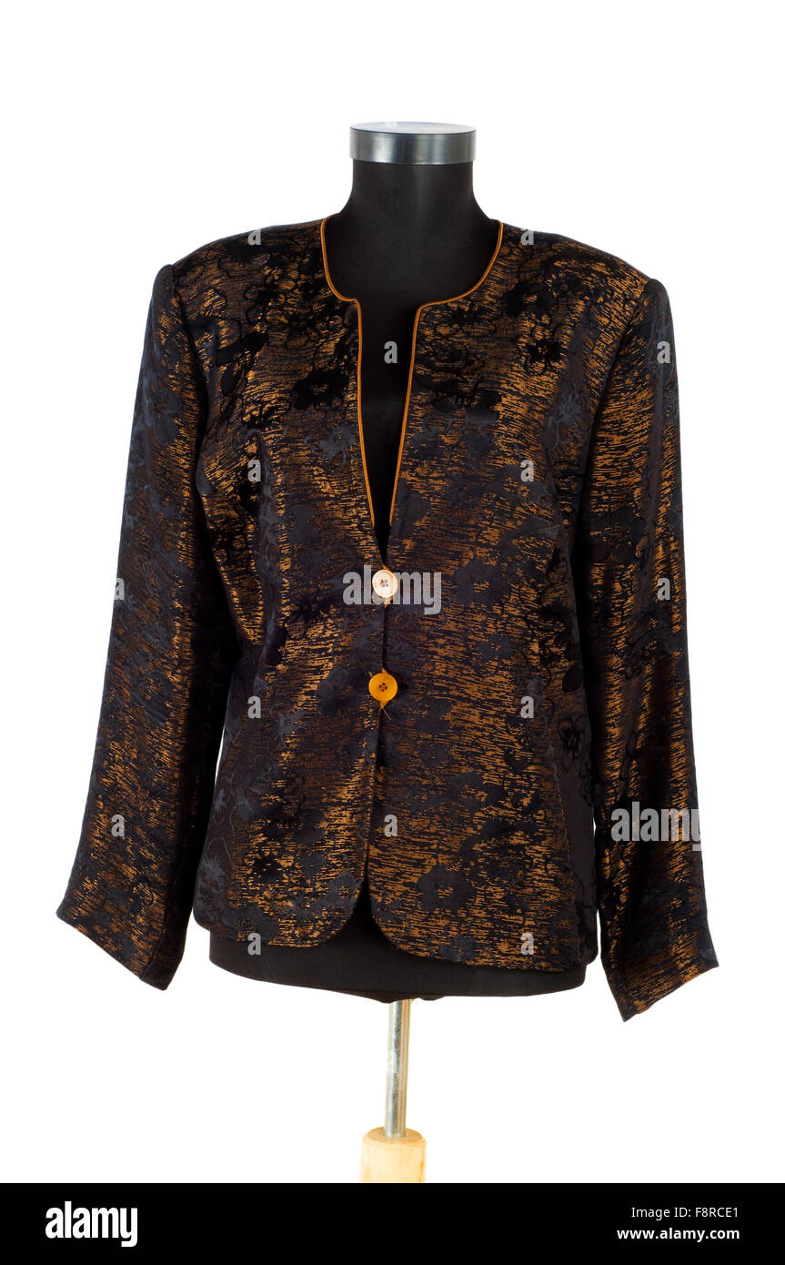 Woman jacket isolated on the white background Stock Photo - Alamy