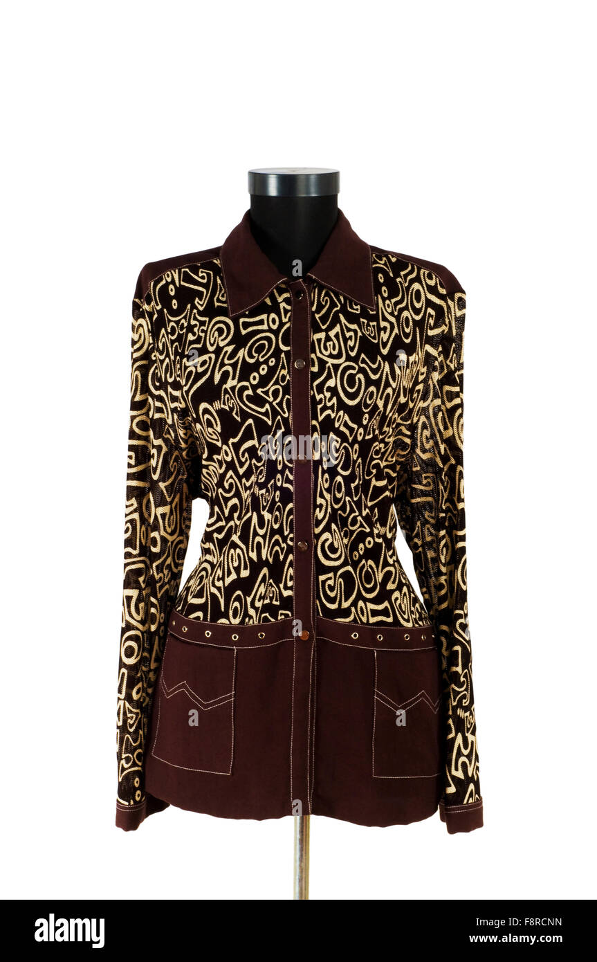 Stylish jacket isolated on the white background Stock Photo - Alamy
