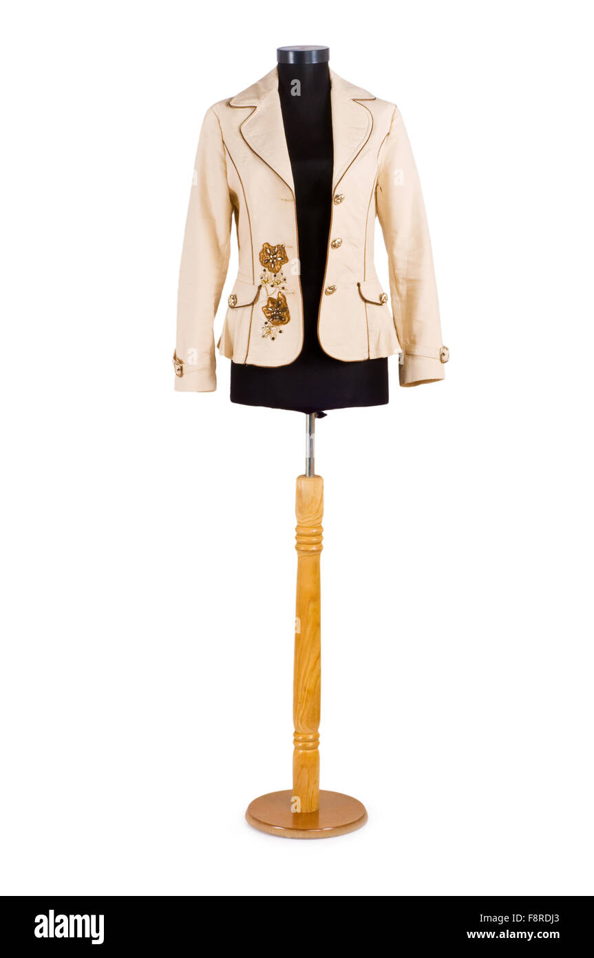 Stylish jacket isolated on the white background Stock Photo - Alamy