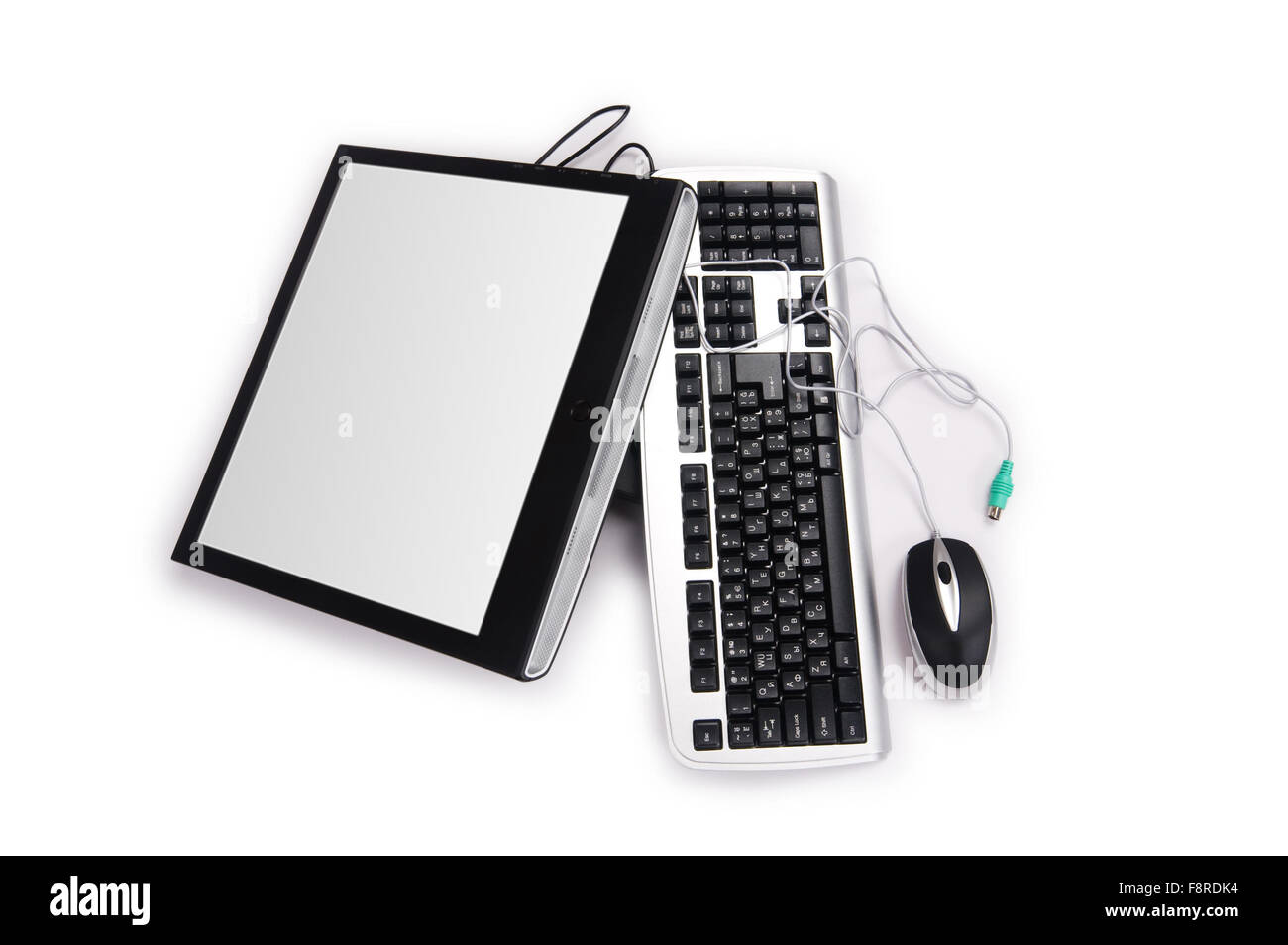 Removeable Computer Disassembled personal computer isolated on the white Stock Photo - Alamy