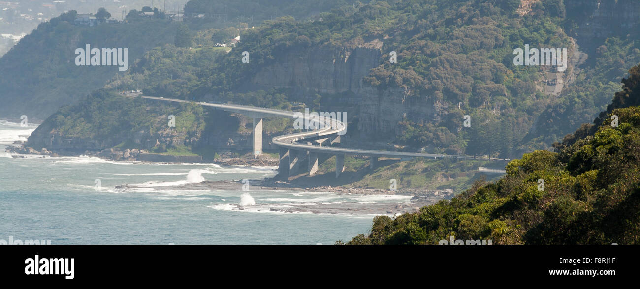 Sea Cliff Bridge, Otford, New South Wales, Australia Stock Photo