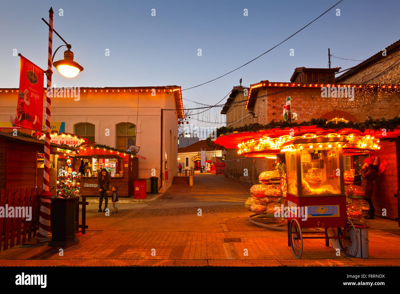 Christmas fair and market in the neighbourhood of Gazi in the old