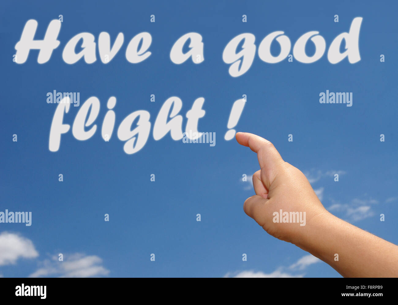 Have A Good Flight In The Sky Stock Photo Alamy