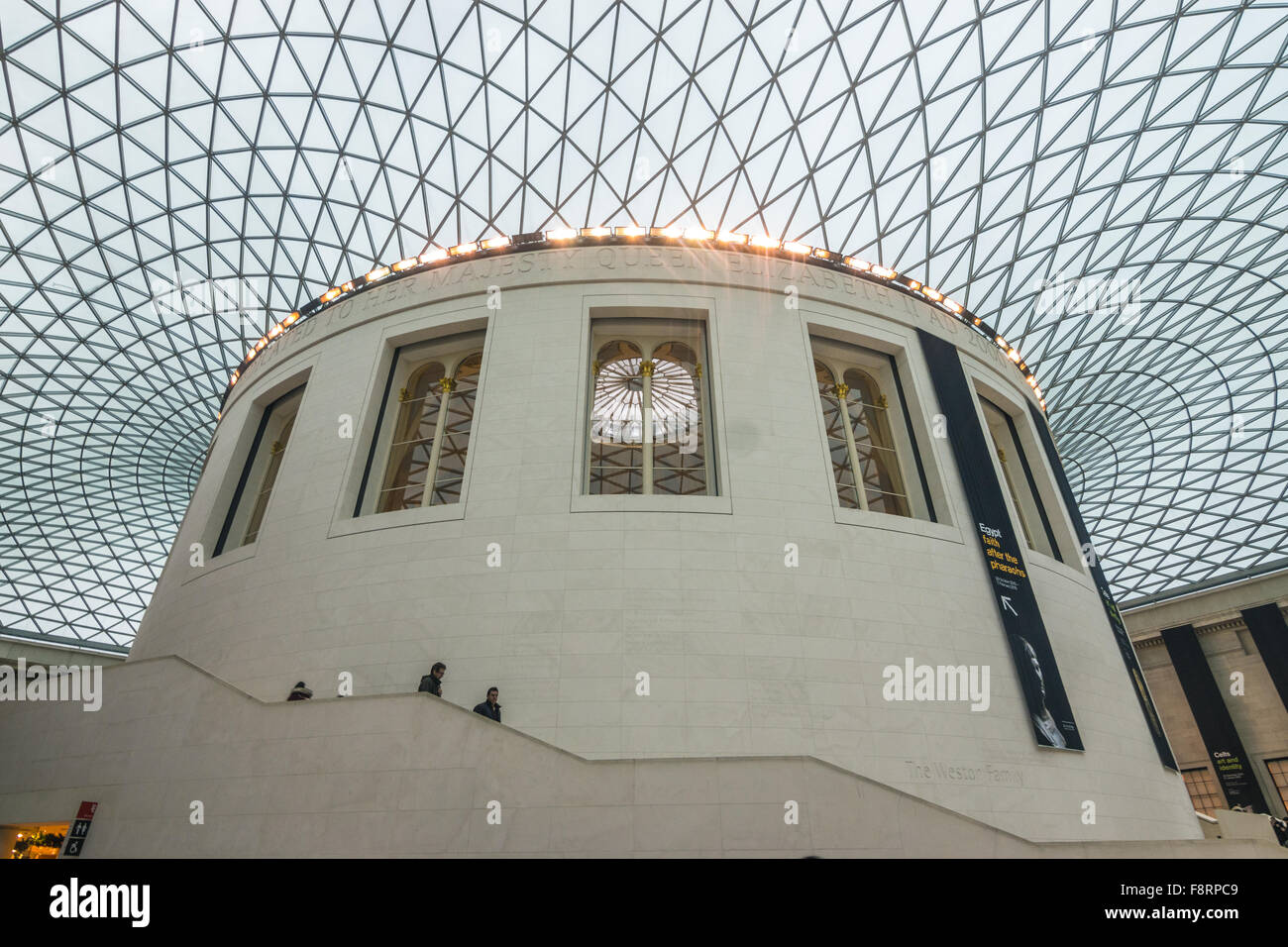 The British Museum   London  Great Court Stock Photo