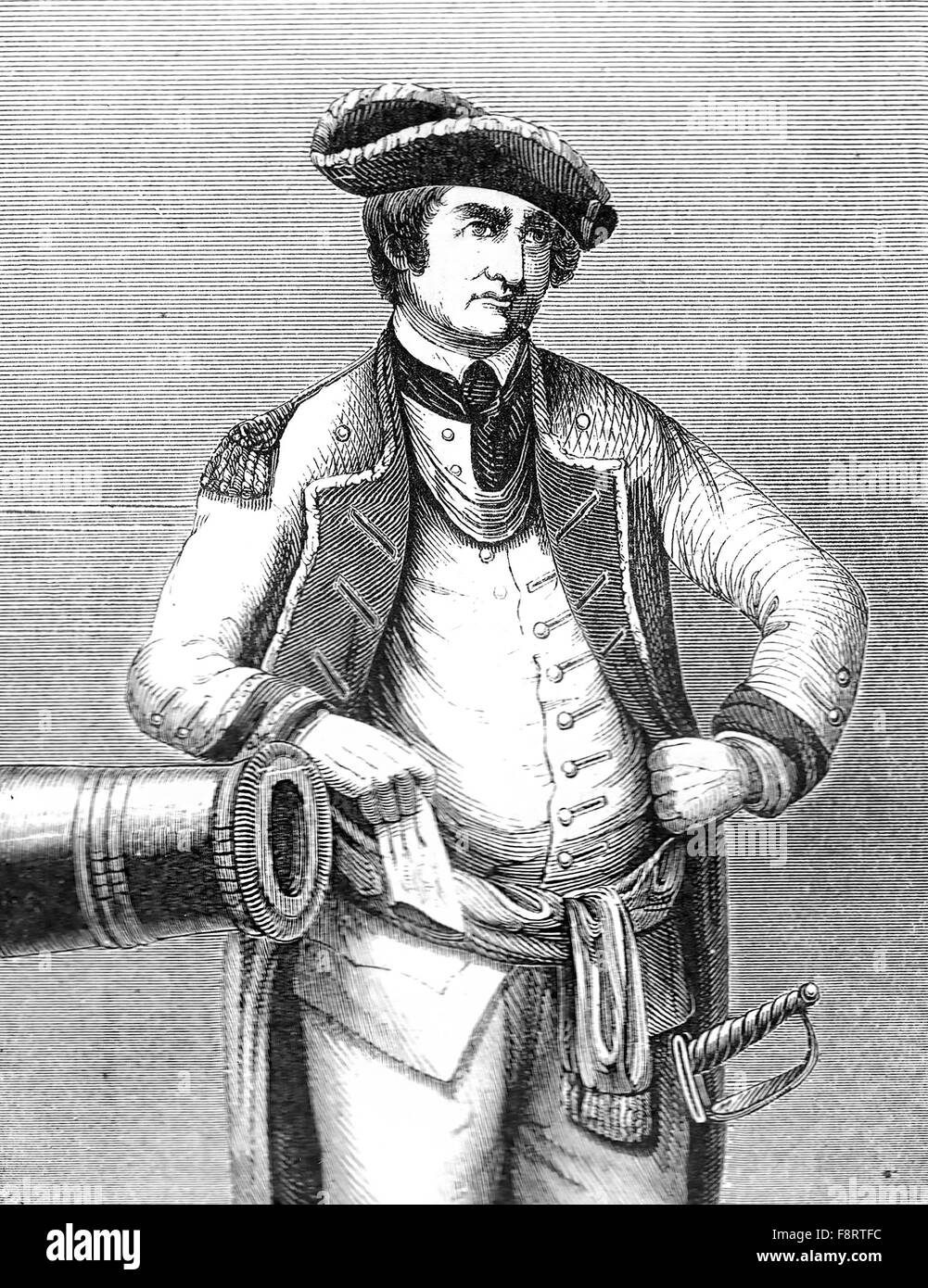 ISRAEL PUTNAM (1718-1790) American army officer Stock Photo