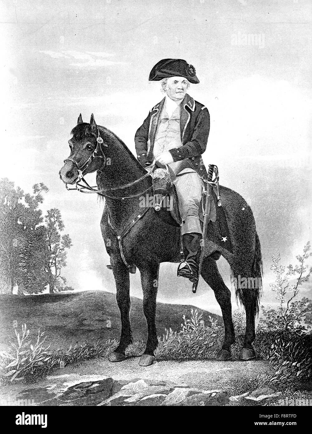 ISRAEL PUTNAM (1718-1790) American army officer Stock Photo