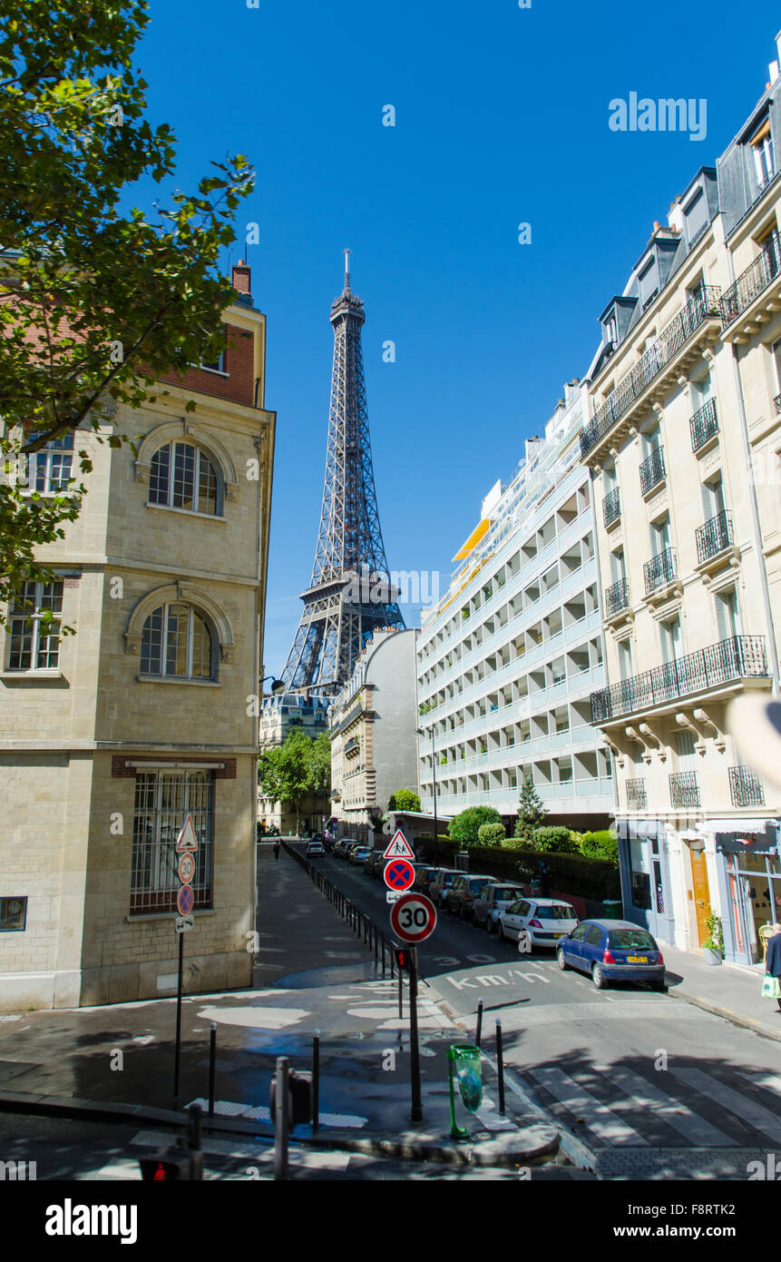 Eiffel tower isolated on the white Stock Photo - Alamy