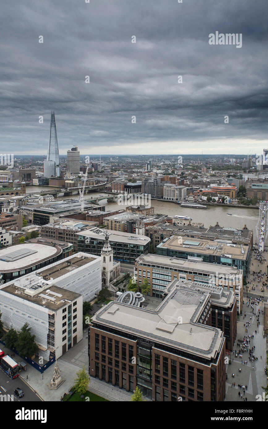 London famous landmarks aerial hi-res stock photography and images - Alamy