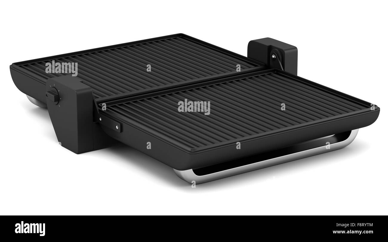 electric grill isolated on white background Stock Photo Alamy