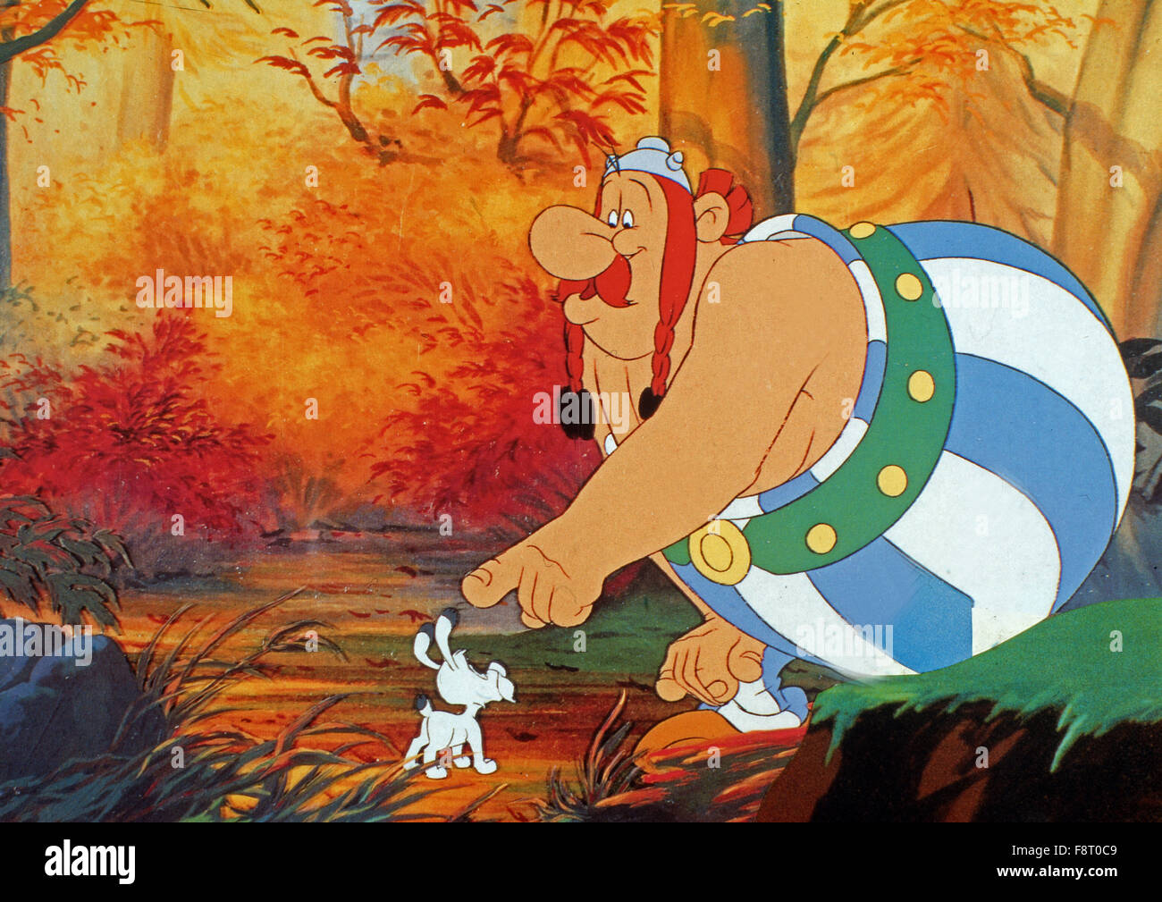 Asterix in America, aka: Asterix in Amerika, Deutschland/Frankreich/Spanien  1994, Regie: Gerhard Hahn, Darsteller: Obelix und Hund Idefix Stock Photo -  Alamy