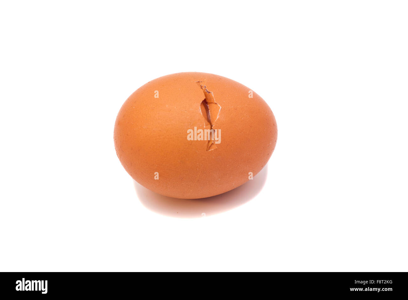 broken egg isolated on a white background Stock Photo - Alamy