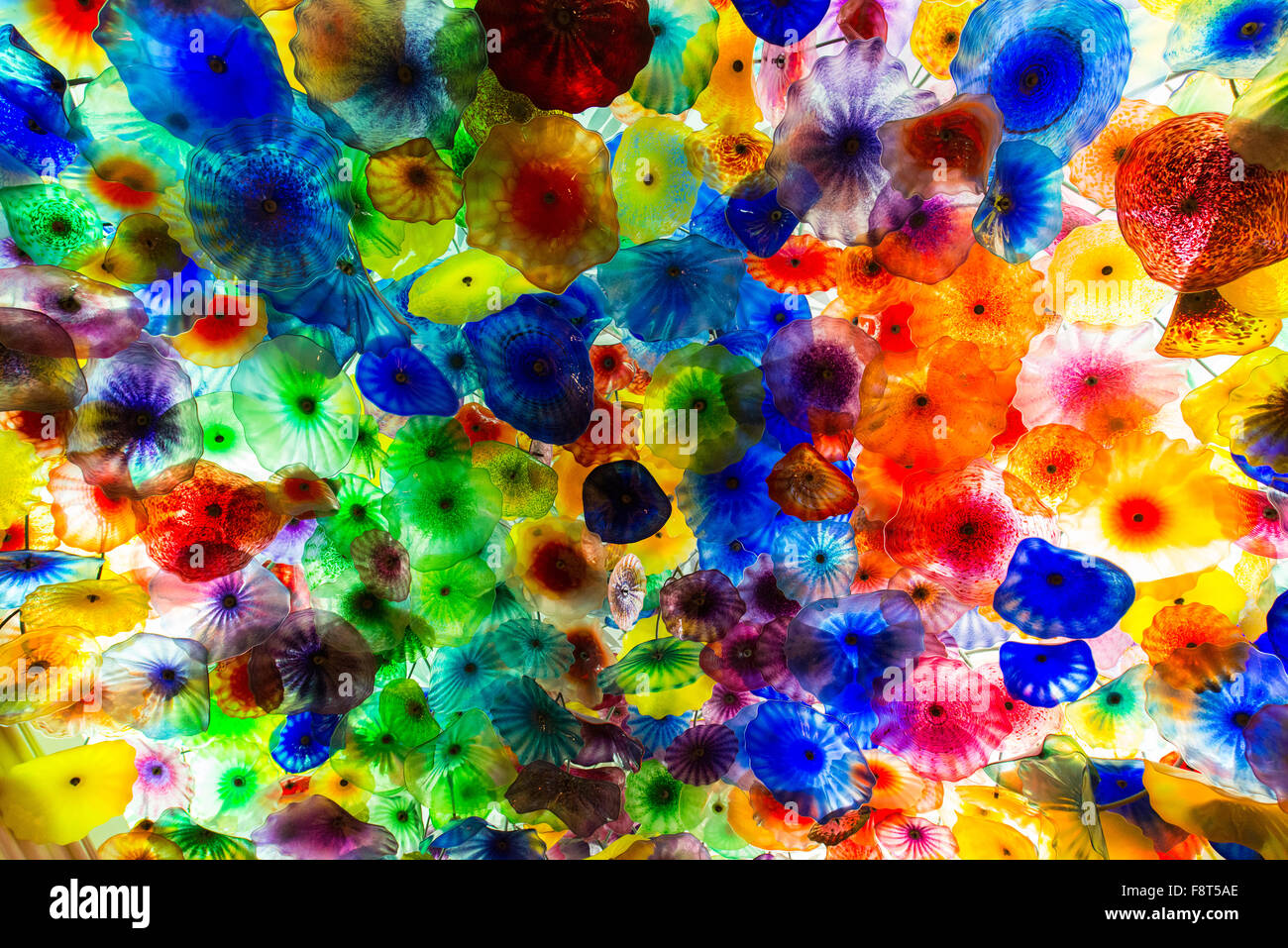 Colourful background made up of abstract shapes Stock Photo Alamy