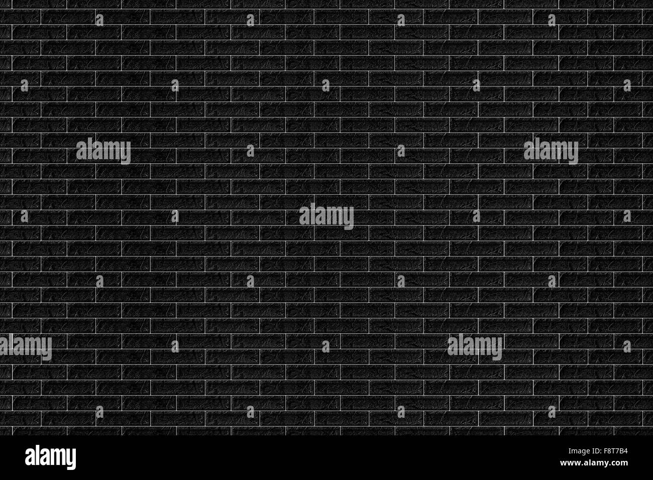 Texture of a brick wall from a black stone for a background Stock Photo ...