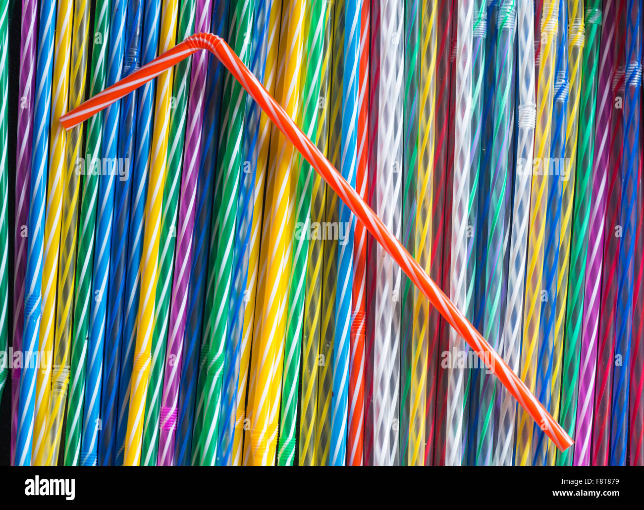 Colorful background from drinking straw Stock Photo Alamy