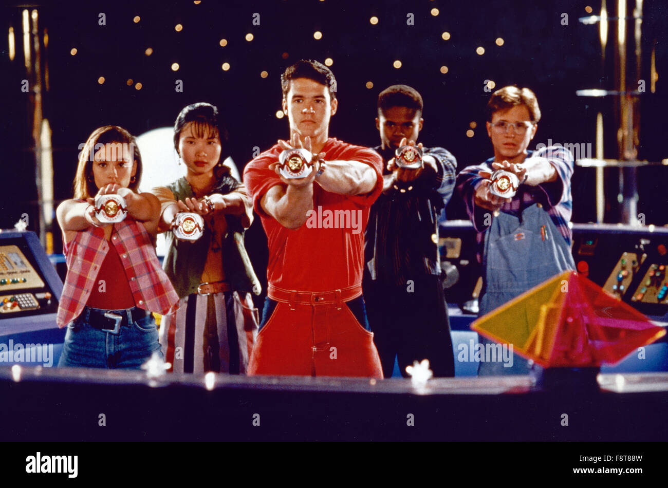 Mighty Morphin Power Rangers, Actionserie, USA 1993-1996, Darsteller: Walter Jones, Amy Jo Johnson, Austin St. John, Thuy Trang, David Yost. Stock Photo