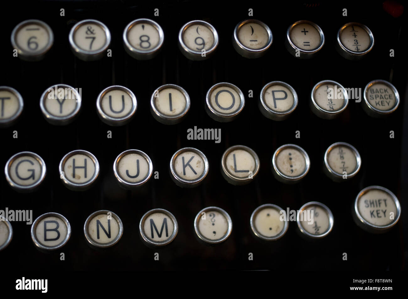 Typewriter keys hi-res stock photography and images - Alamy