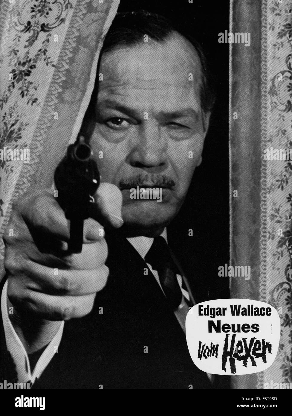 Edgar Wallace: Neues vom Hexer, Deutschland 1965, Regie: Alfred Vohrer, Darsteller: Rene Deltgen Stock Photo
