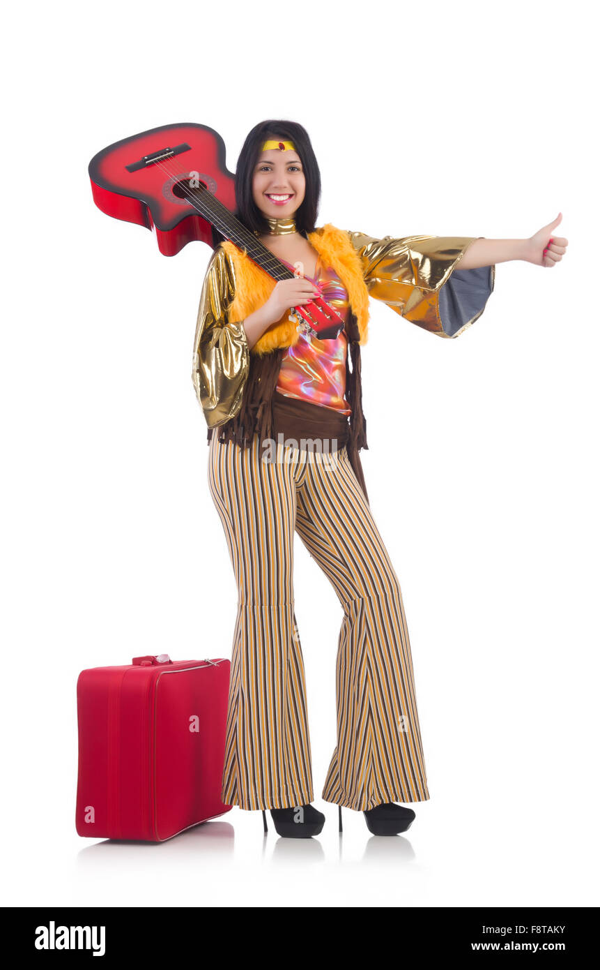Étiquette De Valise Rigolote 'World's Grumpiest Guitarist' - Cadeau Rockeur, Simili Cuir