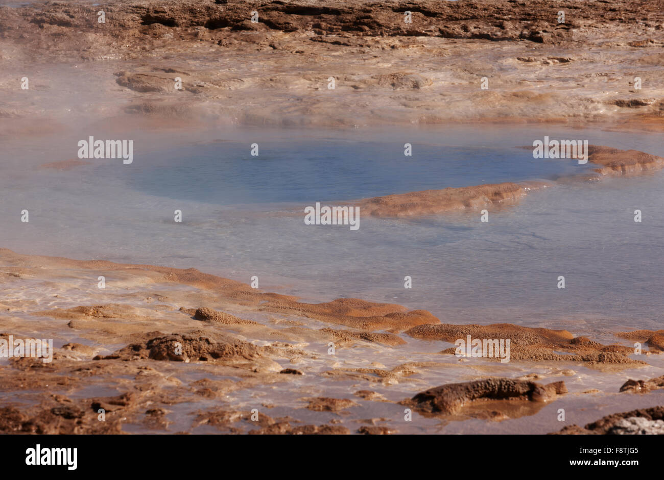Geyser Strokkur bubble formation sequence 1/3. Iceland Stock Photo Alamy