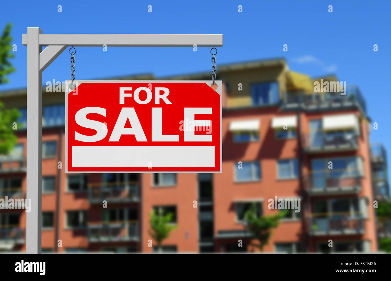 Real estate sign Stock Photo Alamy