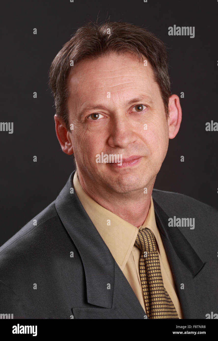 middle-aged businessman Stock Photo