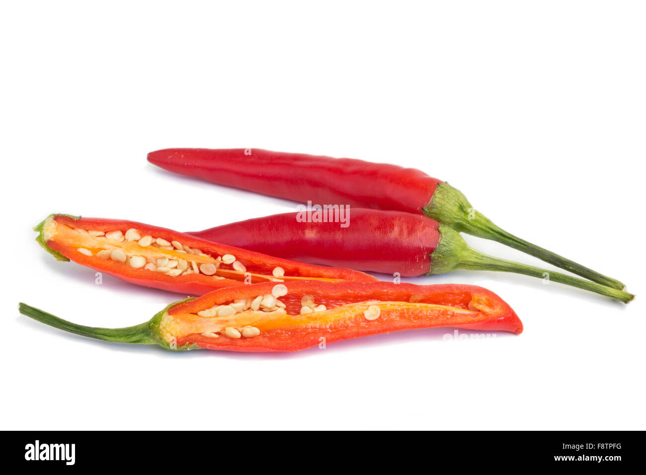 Cayenne pepper Stock Photo