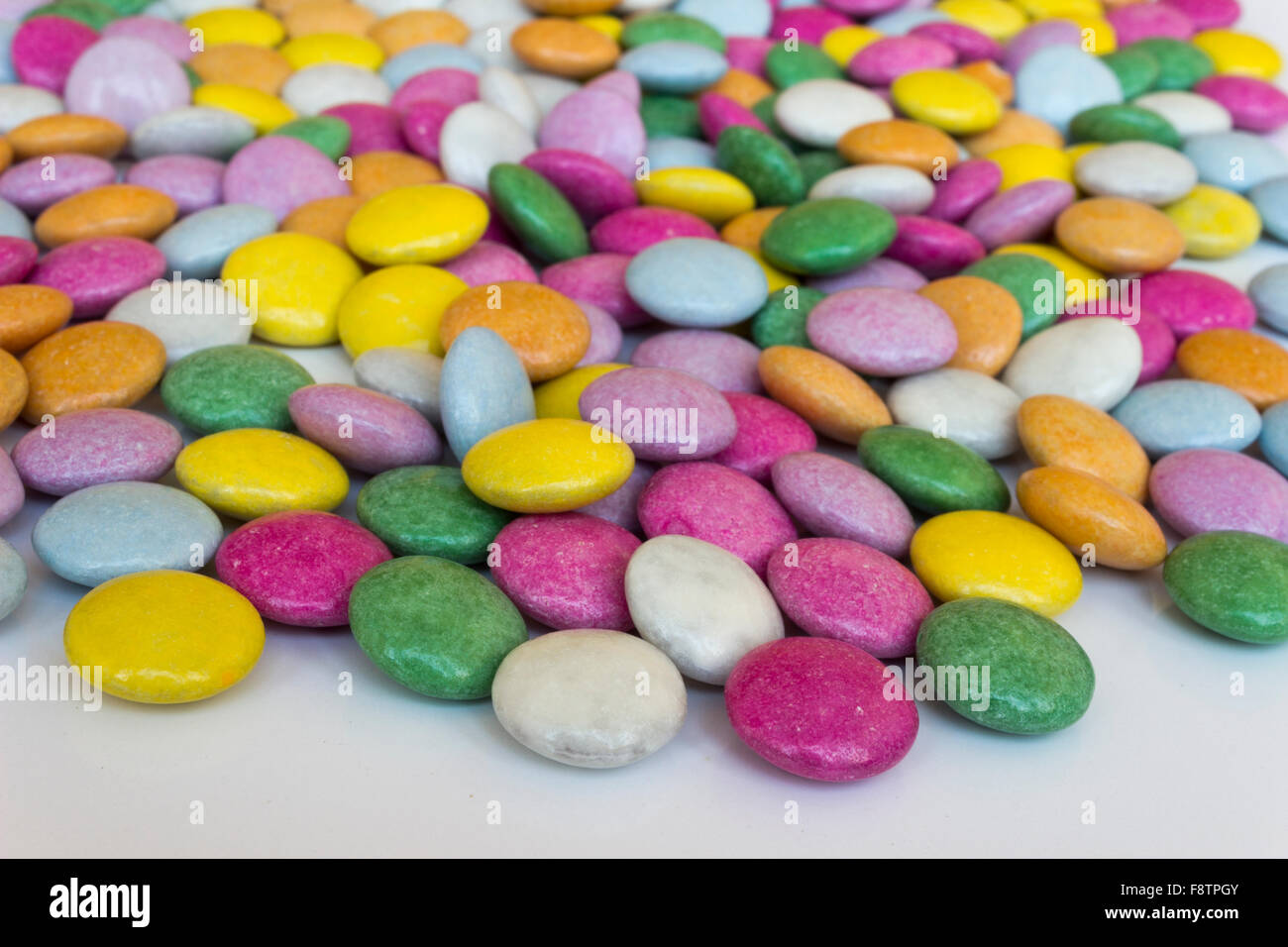 Colorful sweet bonbons Stock Photo