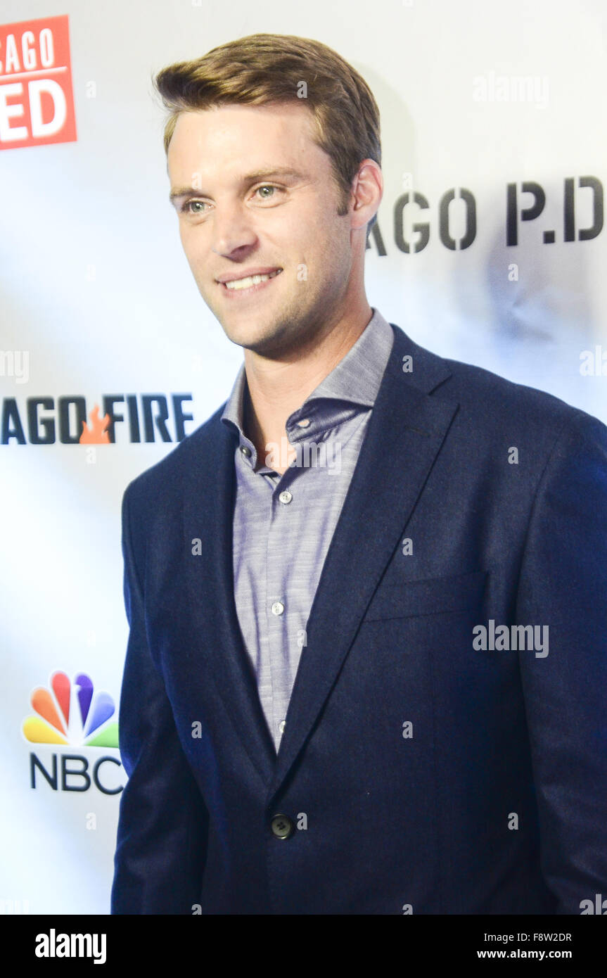 Red Carpet arrivals for NBC's Chicago Fire, Chicago P.D., and Chicago Med at STK Steakhouse Chicago in Chicago, IL, USA on November 09, 2015  Featuring: Jesse Spencer Where: Chicago, Illinois, United States When: 10 Nov 2015 Stock Photo