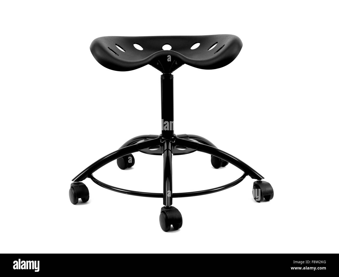 Black Stool Stock Photo