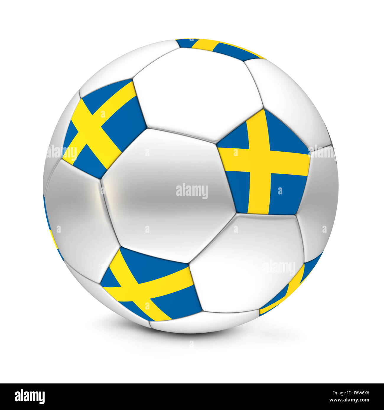 Soccer Ball/Football Sweden Stock Photo