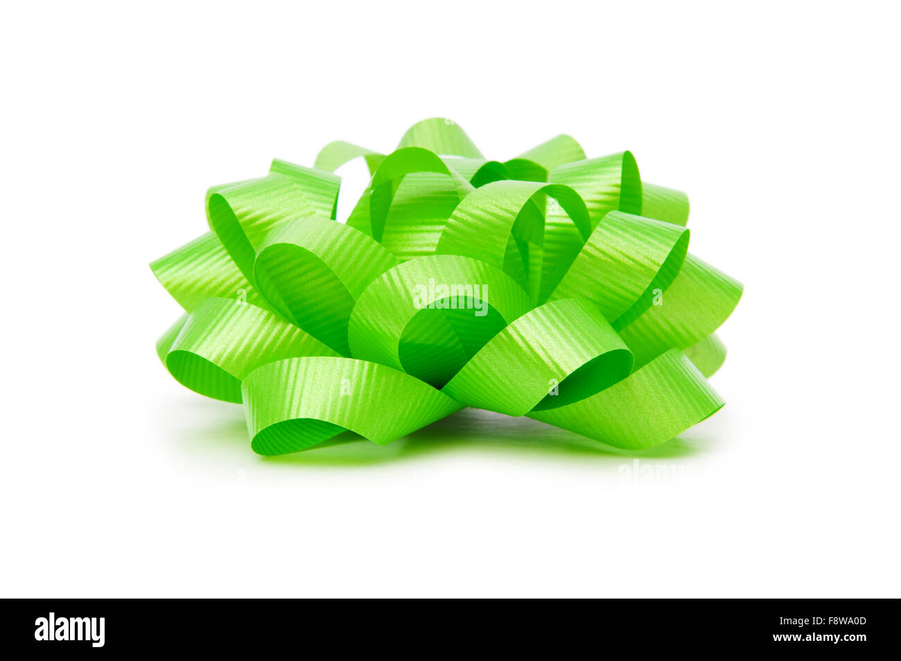 Ribbon bow isolated on the white background Stock Photo - Alamy