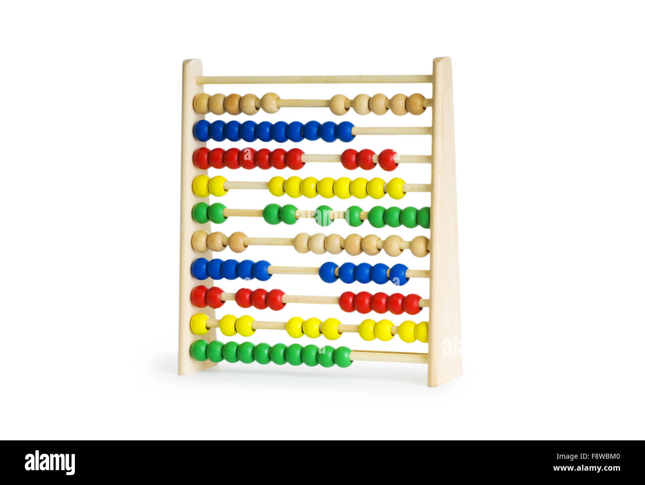 Education concept - Abacus with many colorful beads Stock Photo - Alamy