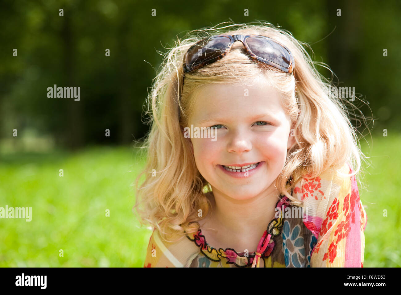 Cute young girl Stock Photo