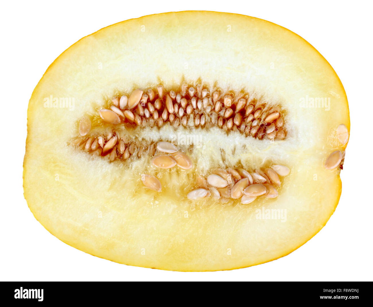 Single cross ripe yellow melon Stock Photo - Alamy