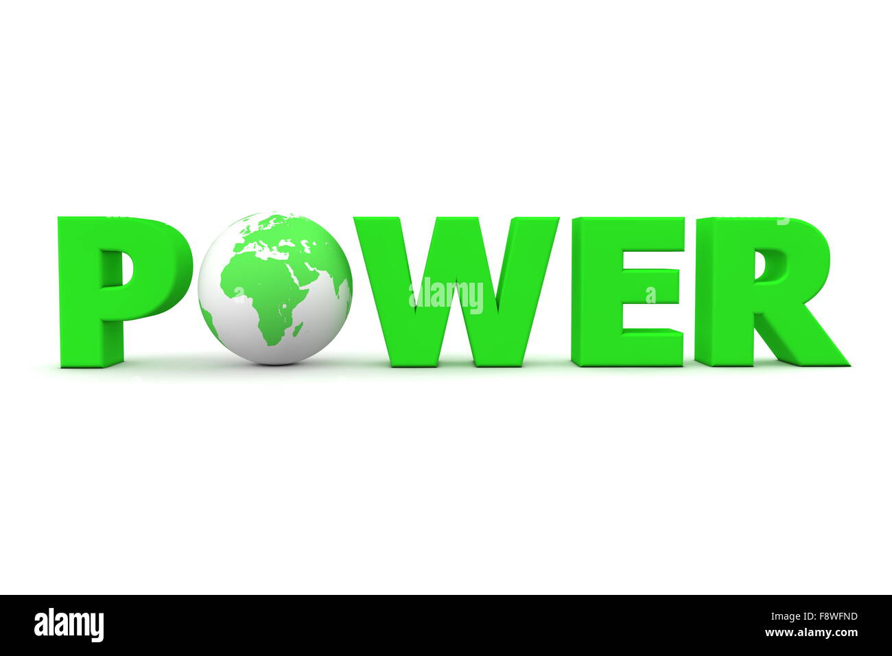 Power World Green Stock Photo - Alamy