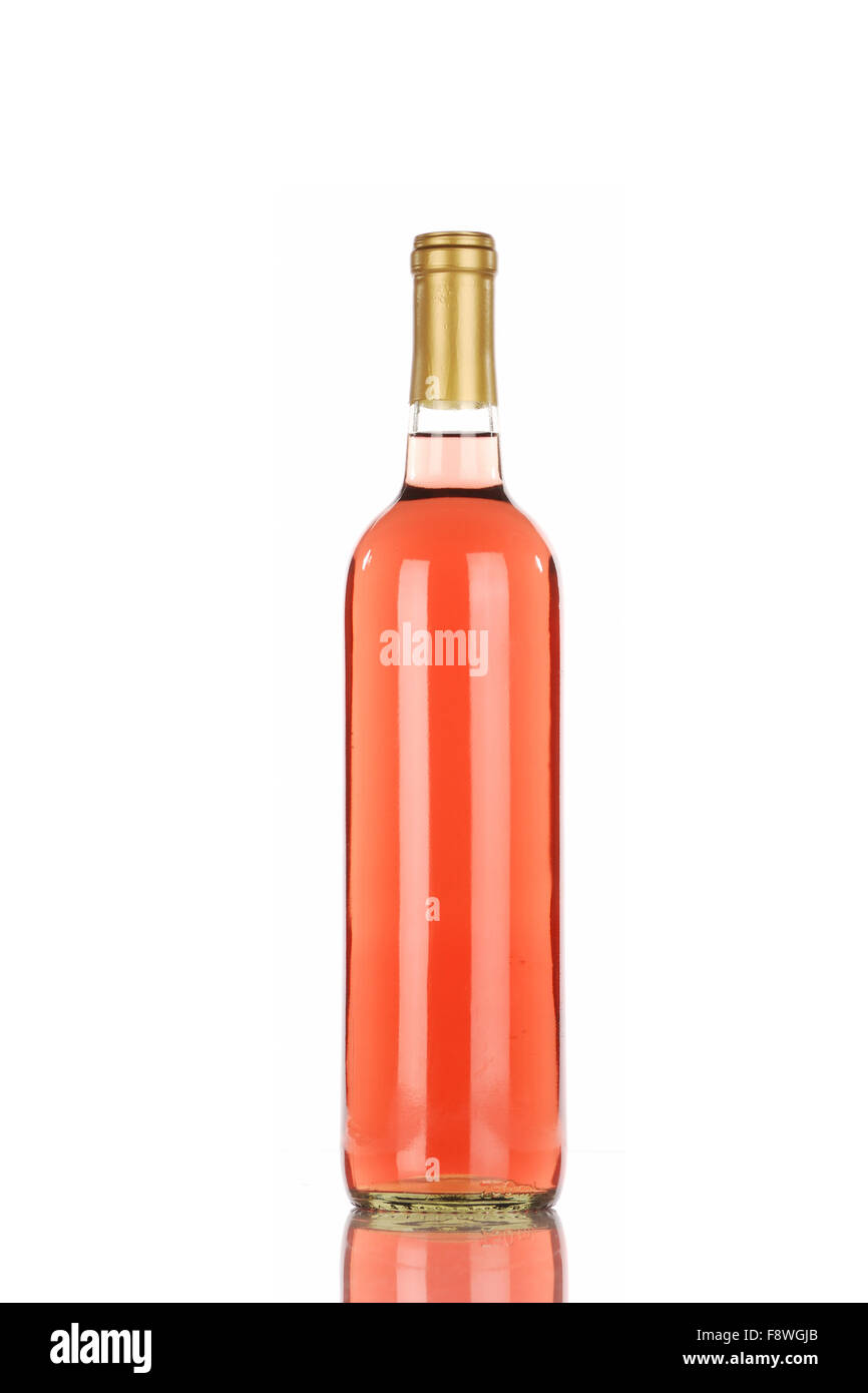 White zinfandel wine bottle Stock Photo Alamy