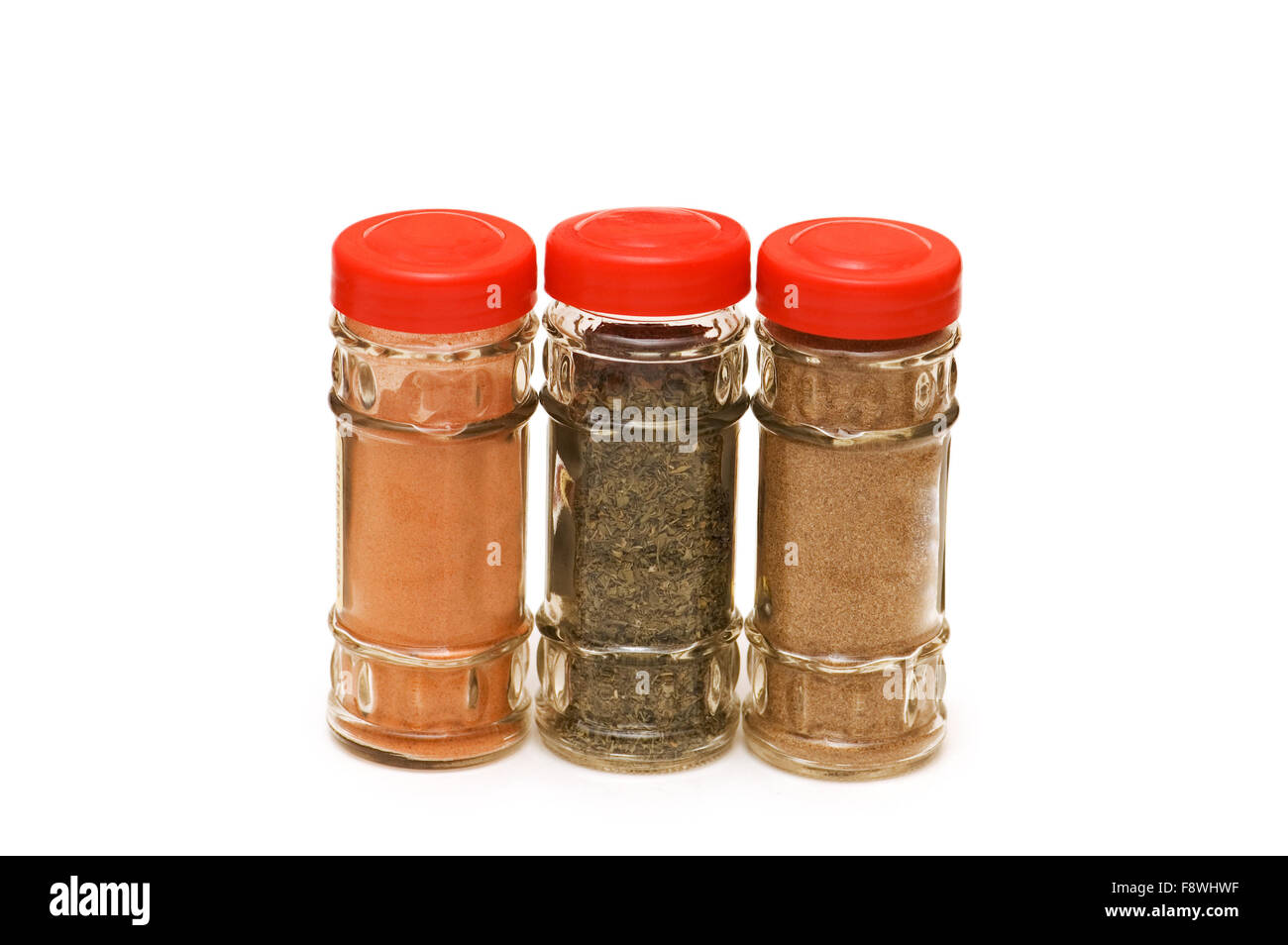 Three bottles isolated on the white background Stock Photo - Alamy
