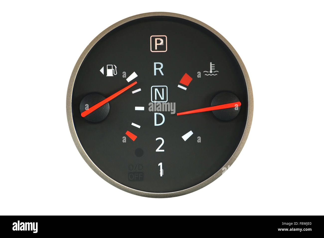 Car temperature gauge Cut Out Stock Images & Pictures - Alamy