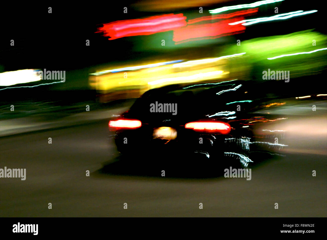 Car action motion hi-res stock photography and images - Alamy