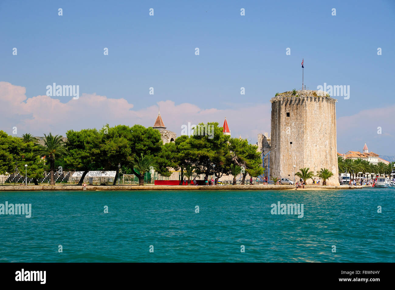 Kamerlengo Fortress, Trogir, Dalmatia, Croatia Stock Photo