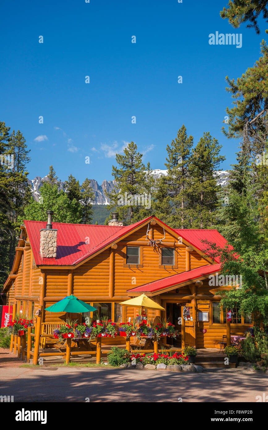 Baker Creek Chalets, Banff National Park, Alberta, Canada Stock Photo