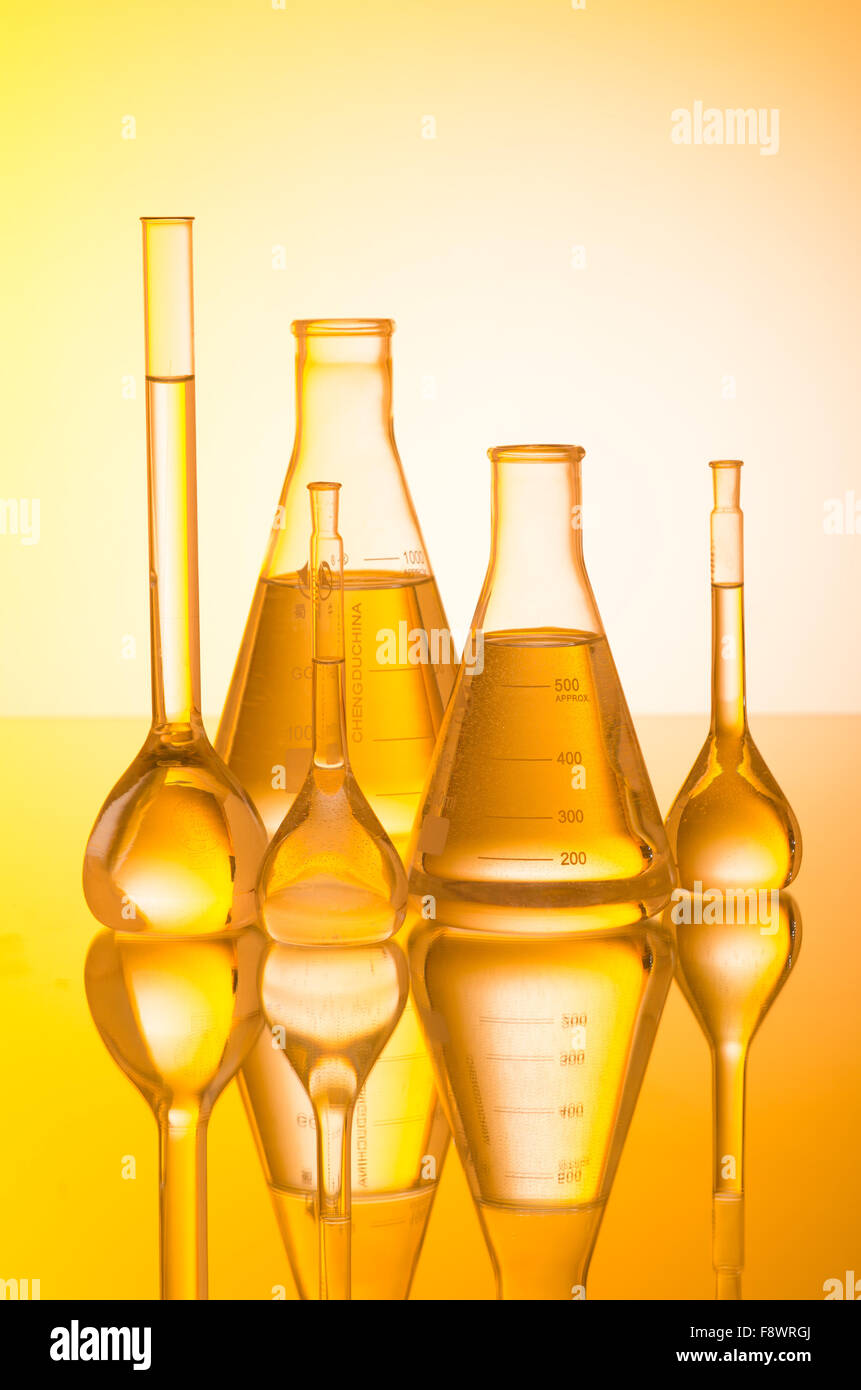 Chemical laboratory and tubing Stock Photo - Alamy