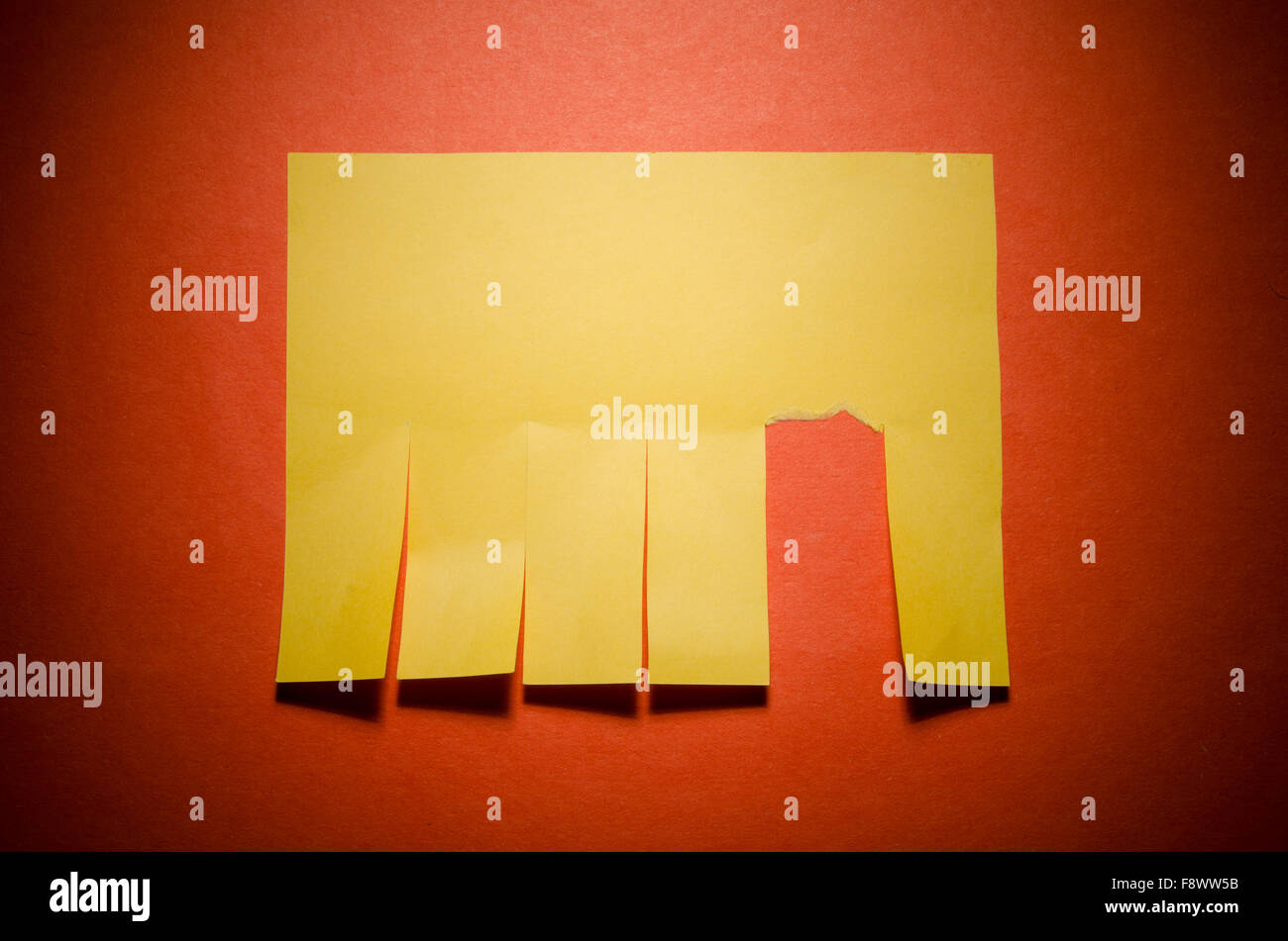 Blank advertisement tear off hi res stock photography and images Alamy