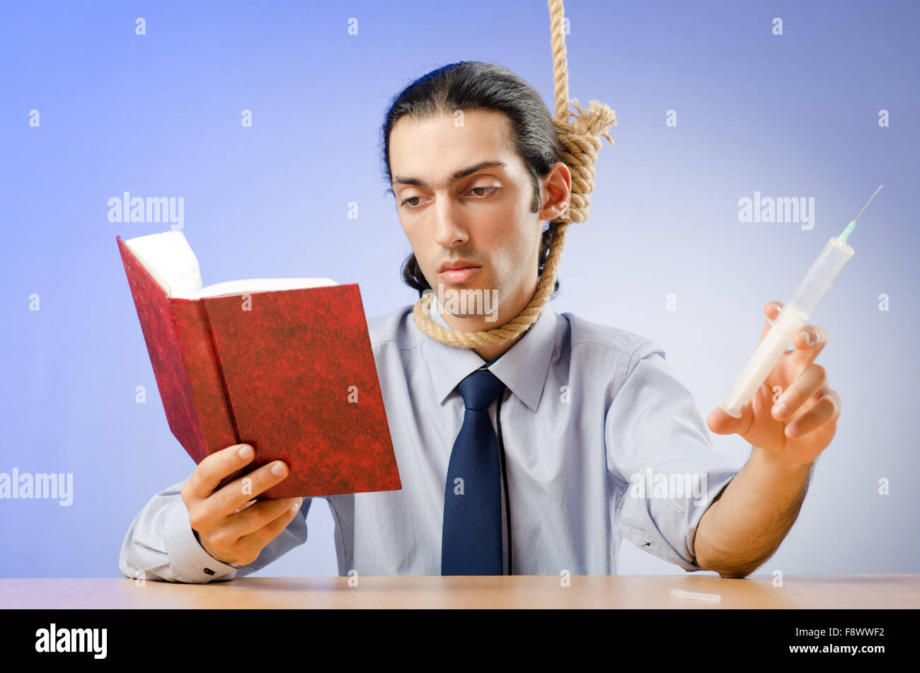 Suicide Youth Hanging Man Stock Photos & Suicide Youth Hanging Man ...