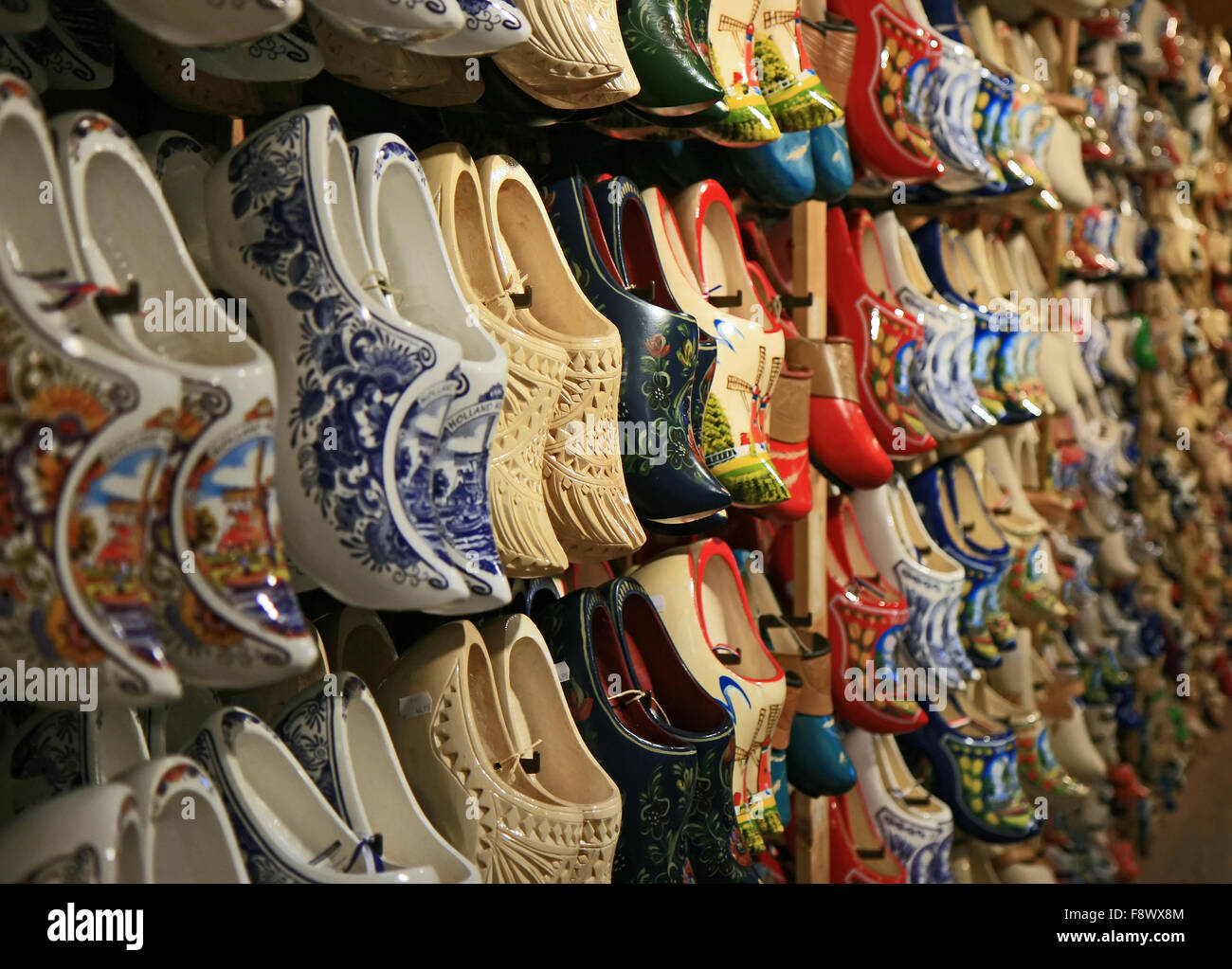 The famous Dutch wooden shoes Stock Photo Alamy