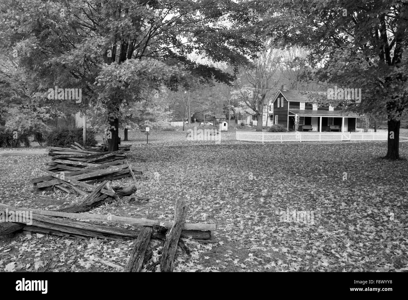 Historic Millbrook Village Stock Photo Alamy
