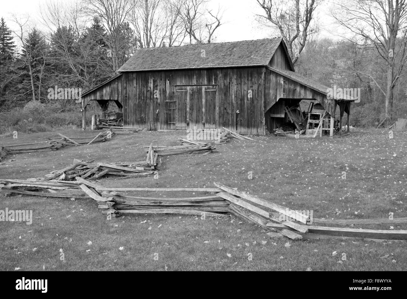 Historic Millbrook Village Stock Photo Alamy